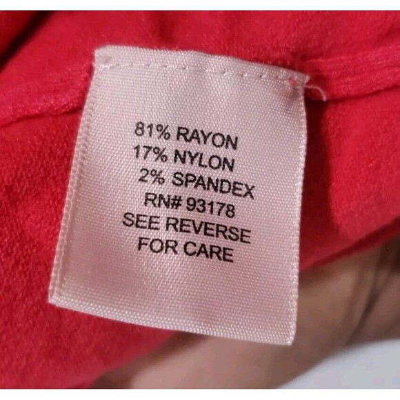 Philosophy Republic Clothing Womens Size Medium Red Sleeveless Sweater Vest Soft - Picture 4 of 5